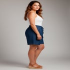 Wide-Leg Drawstring Short image number null