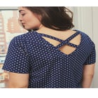 Criss-Cross Back Tee image number null