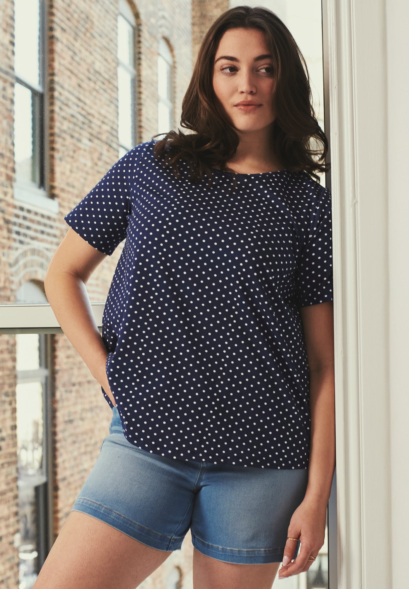 Criss-Cross Back Tee image number 0