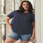 Criss-Cross Back Tee image number null