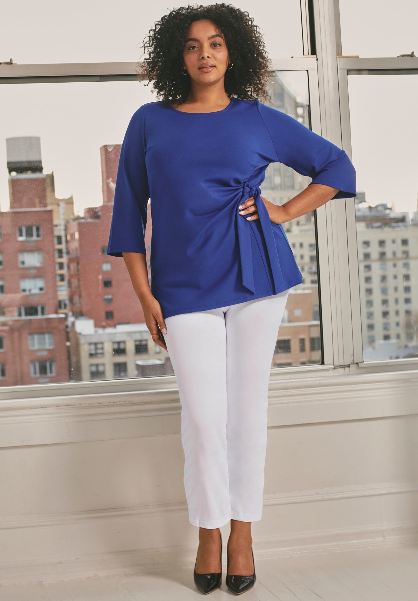 Super Stretch Straight Ankle Pull-On Pant image number 0