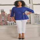 Super Stretch Straight Ankle Pull-On Pant image number null