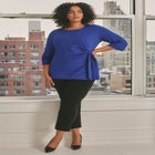 Super Stretch Straight Ankle Pull-On Pant image number null