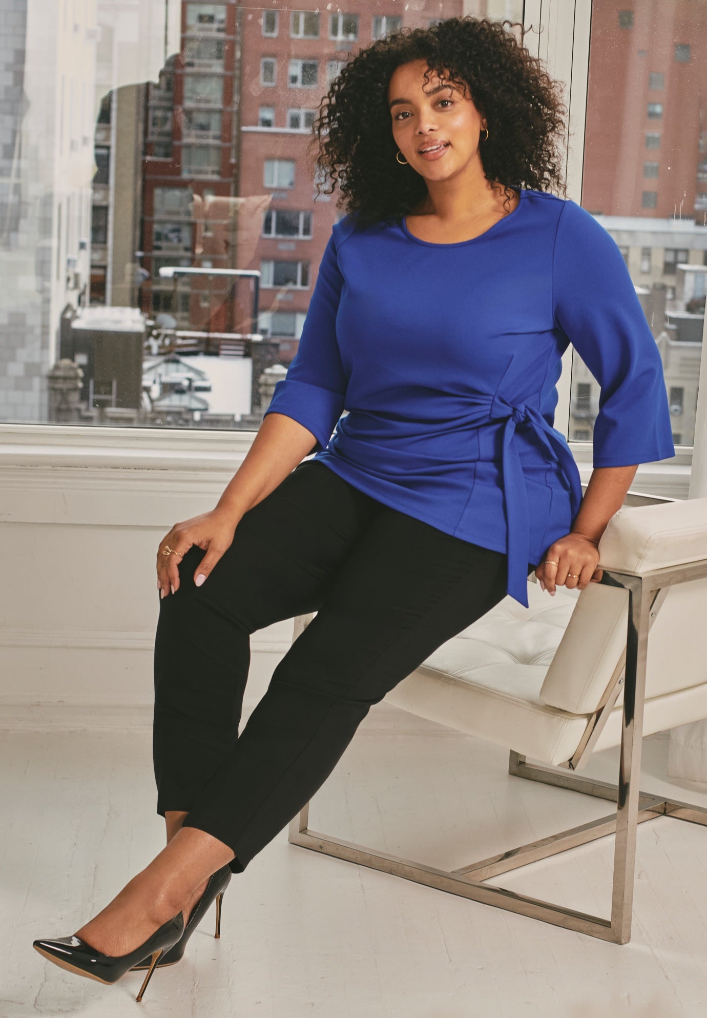 Super Stretch Straight Ankle Pull-On Pant image number 1