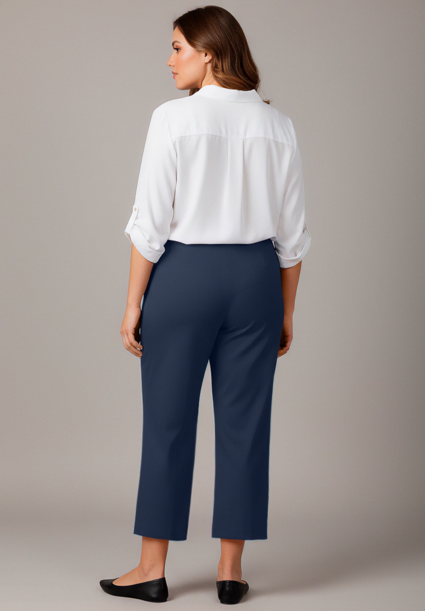 Super Stretch Straight Ankle Pull-On Pant image number 2