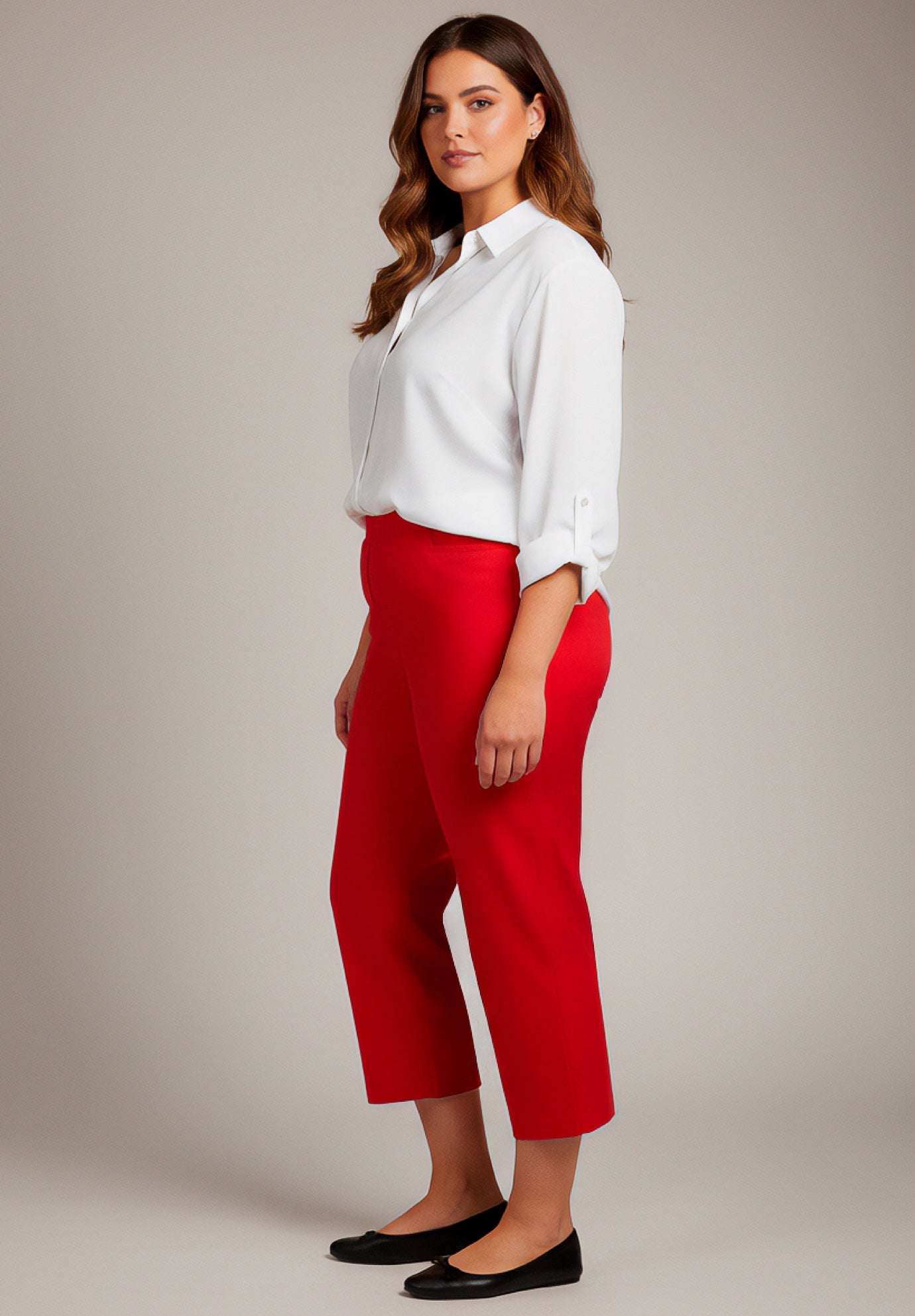 Super Stretch Straight Ankle Pull-On Pant image number 2