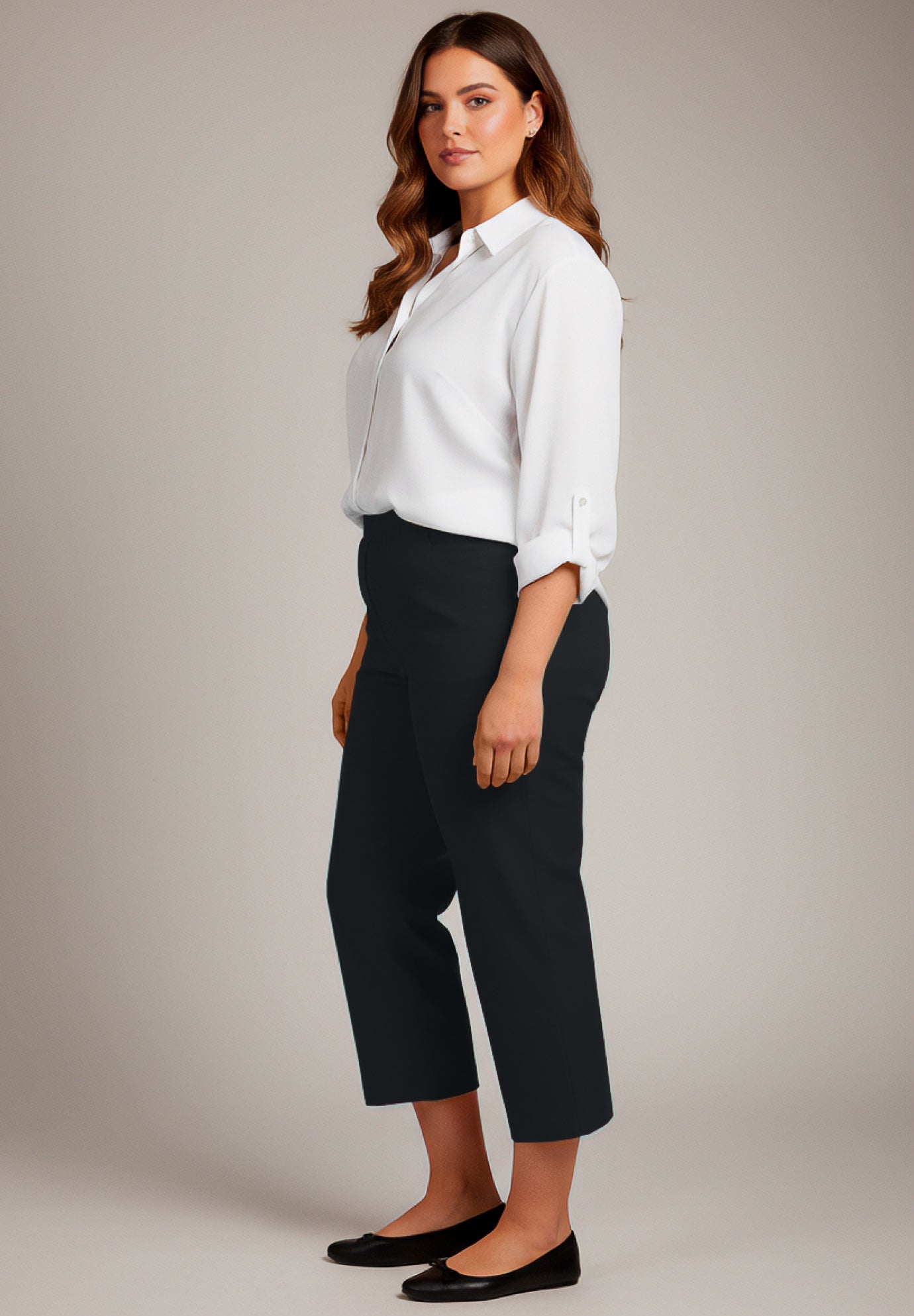 Super Stretch Straight Ankle Pull-On Pant image number 3