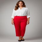 Super Stretch Straight Ankle Pull-On Pant image number null