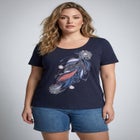 Scoop Neck Graphic Tee image number null
