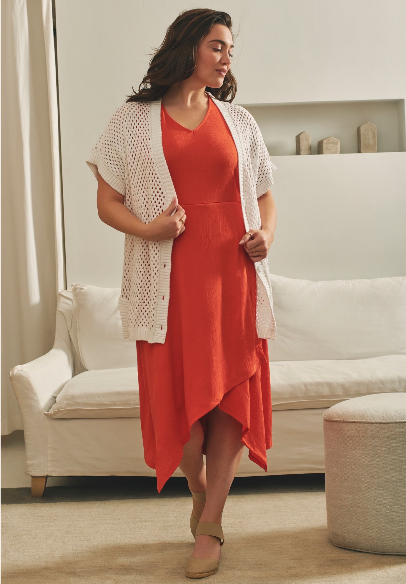 Short Sleeve Button Front Cardigan image number 0