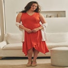 Short Sleeve Button Front Cardigan image number null