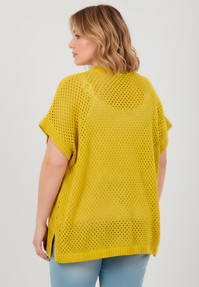 Short Sleeve Button Front Cardigan image number 1