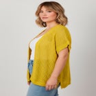 Short Sleeve Button Front Cardigan image number null