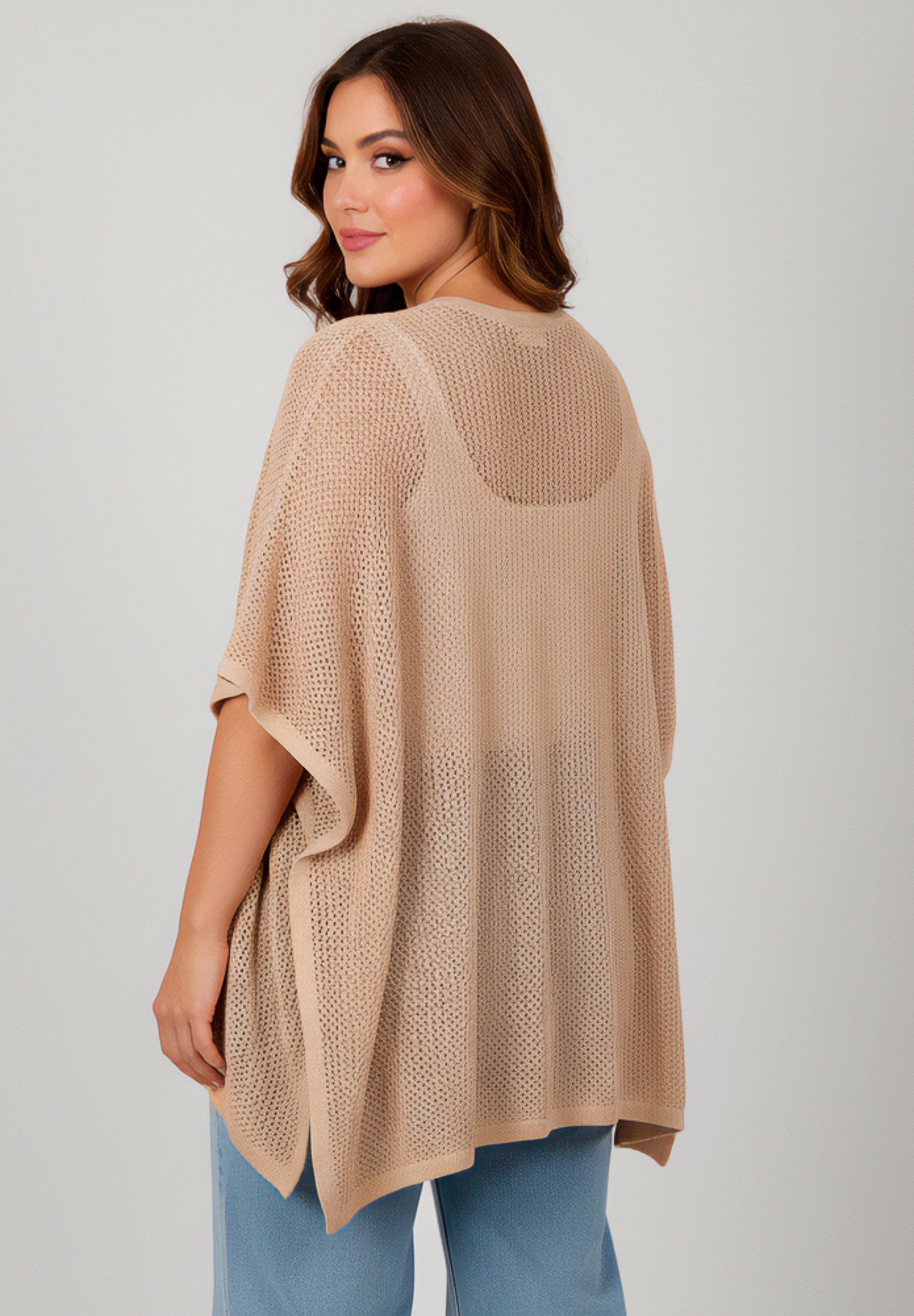 Crochet Tie Front Cardigan image number 1