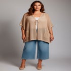 Crochet Tie Front Cardigan image number null