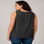 Chambray Sleeveless Tank image number null