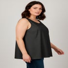 Chambray Sleeveless Tank image number null