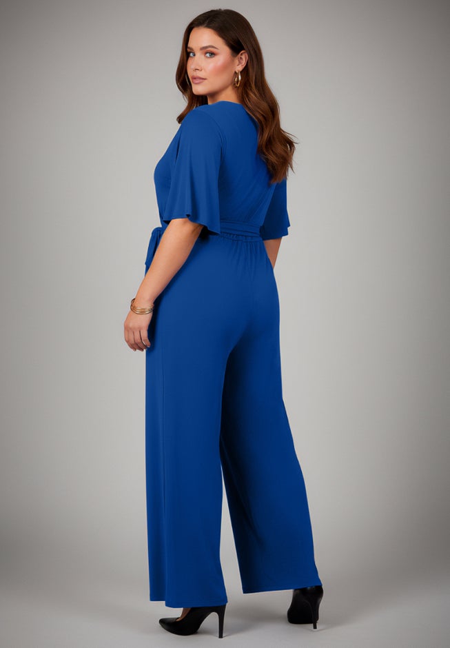 Audrey Faux Wrap Jumpsuit image number 1