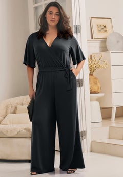 Audrey Faux Wrap Jumpsuit