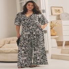 Audrey Faux Wrap Jumpsuit image number null