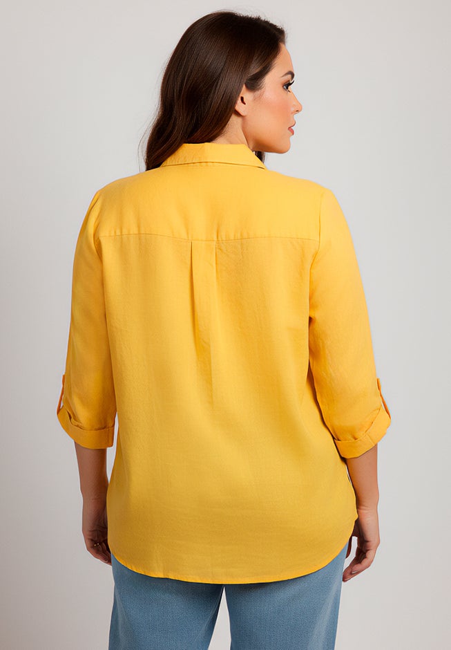 Short Sleeve Lace Detail Shirt image number 1