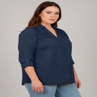 Long Sleeve Lace Detail Shirt image number null