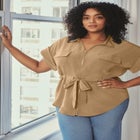Utility Belted Blouse image number null