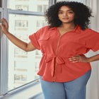 Utility Belted Blouse image number null