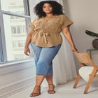 Utility Belted Blouse image number null