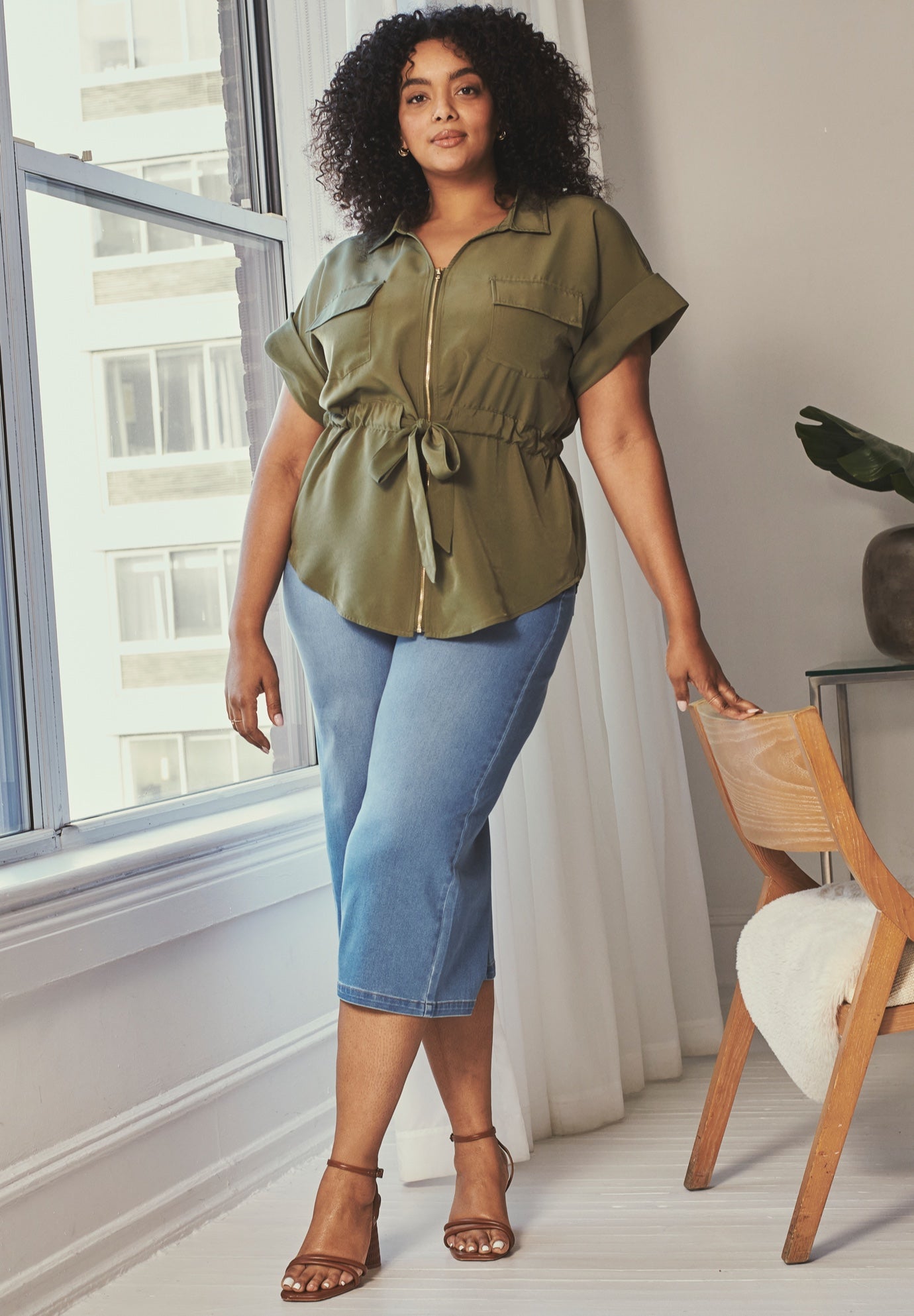 Utility Belted Blouse image number 0
