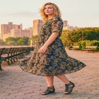Caplet Midi Dress image number null