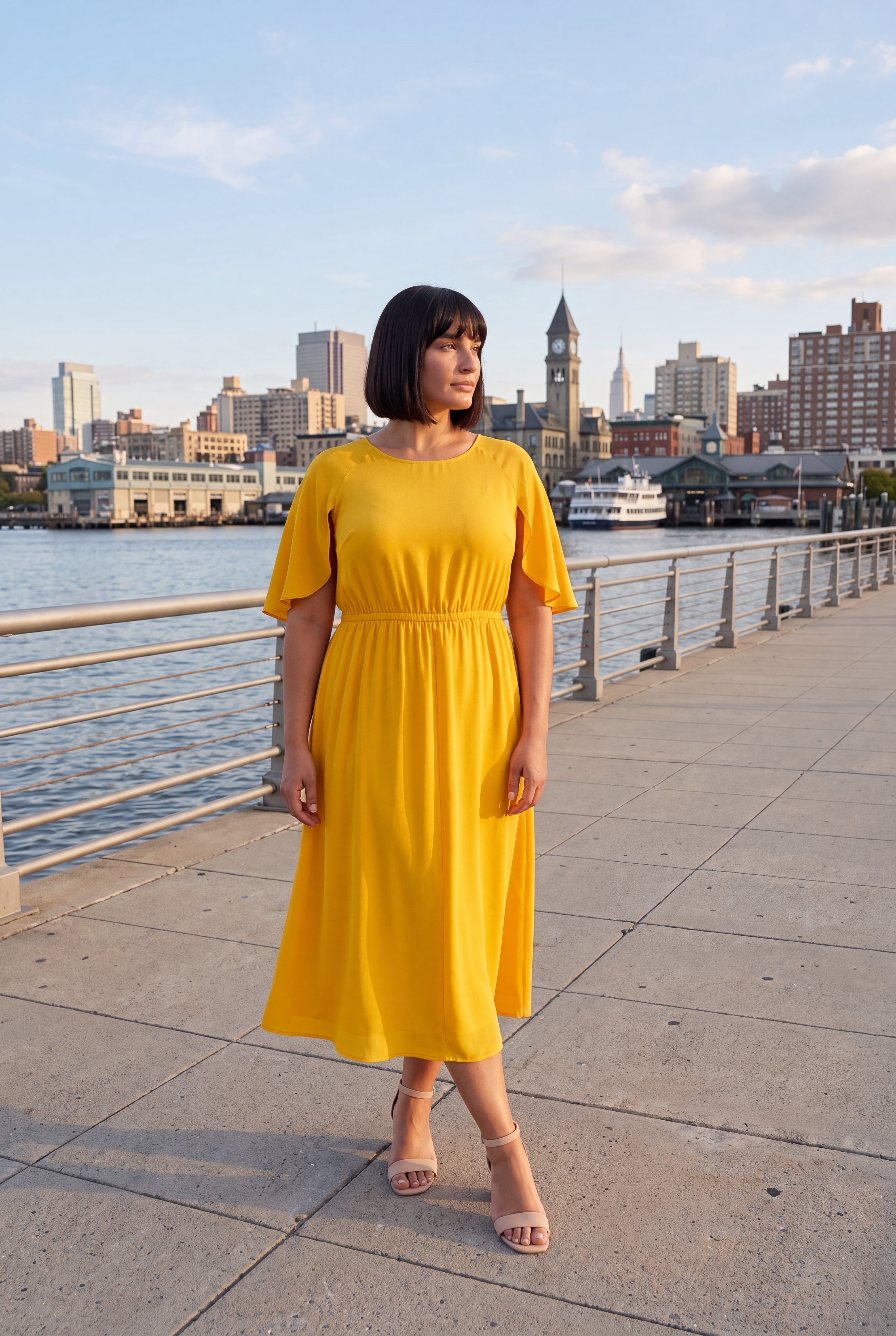 Caplet Midi Dress image number 0