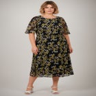 Caplet Midi Dress image number null