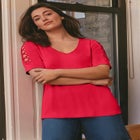 Lattice Sleeve Tunic image number 0