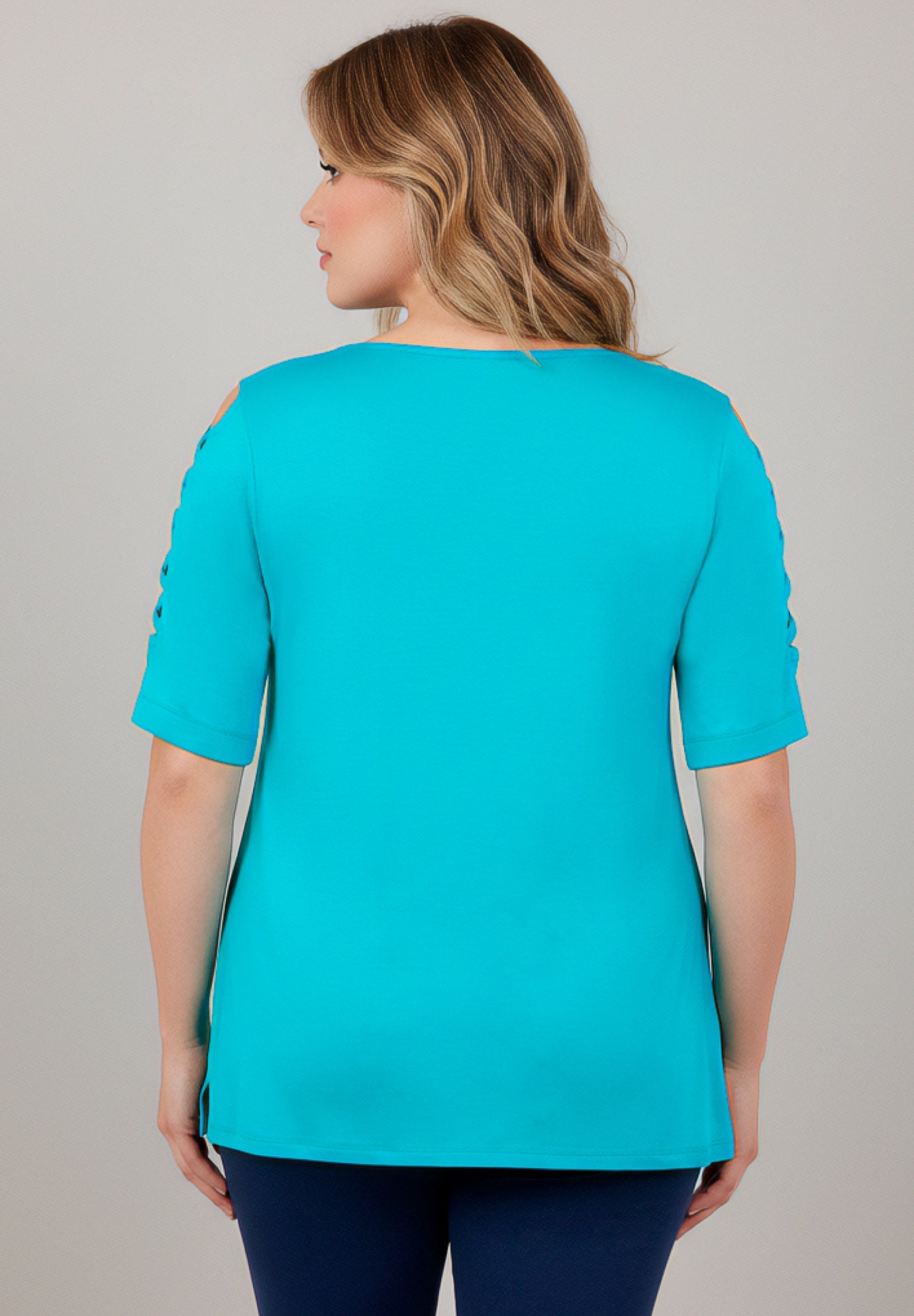 Lattice Sleeve Tunic image number 1