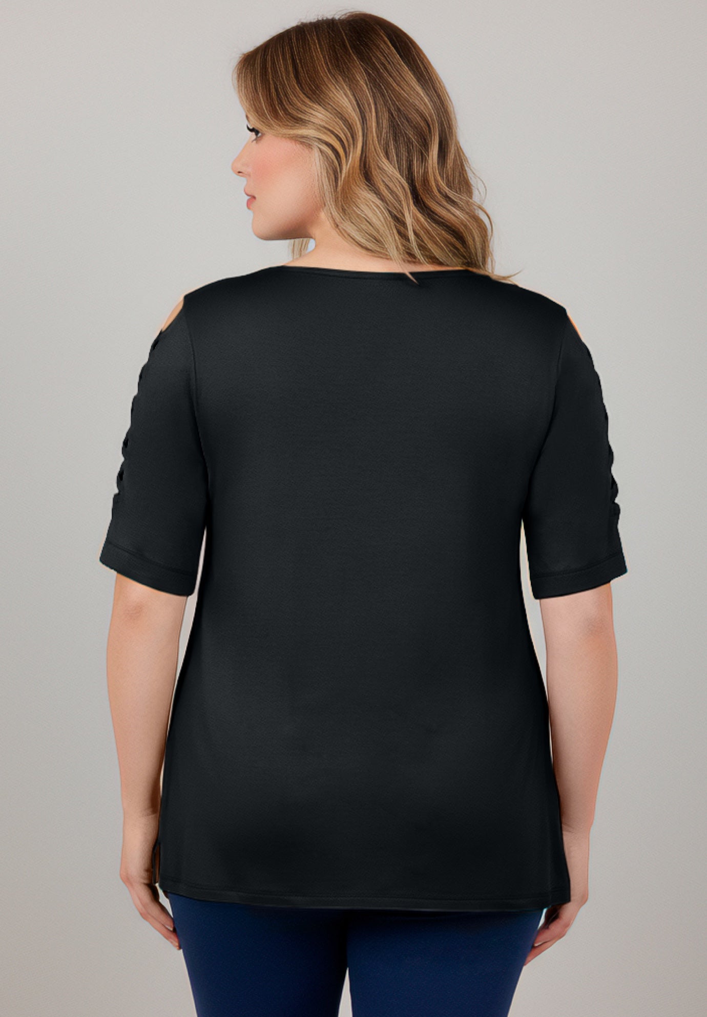 Lattice Sleeve Tunic image number 2