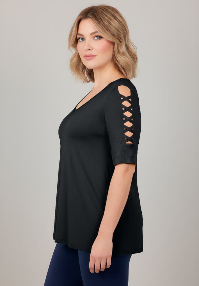 Lattice Sleeve Tunic image number 1