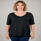 Lattice Sleeve Tunic image number null