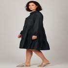 Chambray Shirt Dress image number null