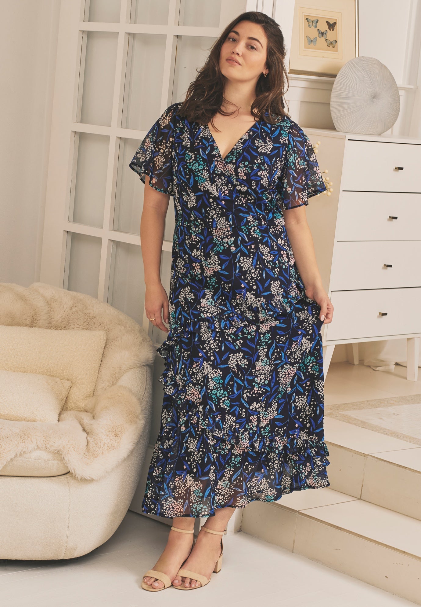 Maxi Ruffle Dress image number 1
