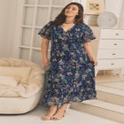 Maxi Ruffle Dress image number null