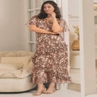 Maxi Ruffle Dress image number null