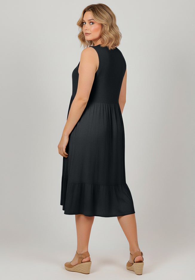 Button Detail Tank Dress image number 1