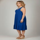 Button Detail Tank Dress image number null