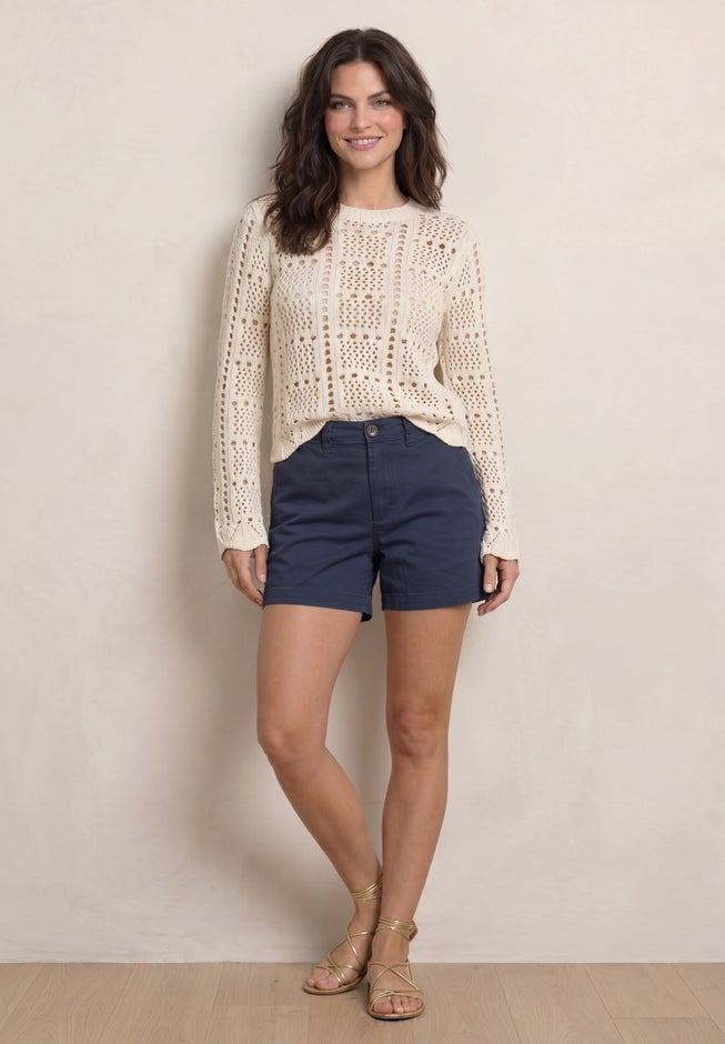 Open Work Pullover image number 4