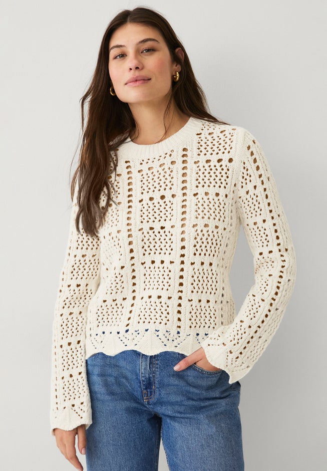 Open Work Pullover image number 2