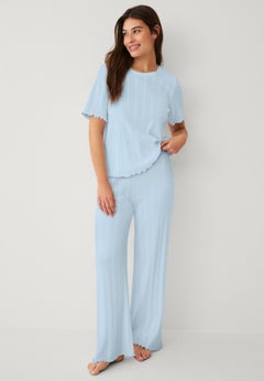 Pointelle Two-piece Sleep Set