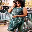 Sleeveless Mesh Dress image number null