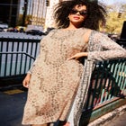 Sleeveless Mesh Dress image number null