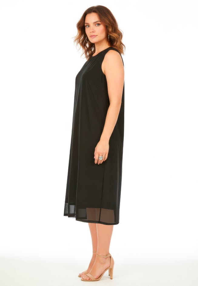 Sleeveless Mesh Dress image number 2